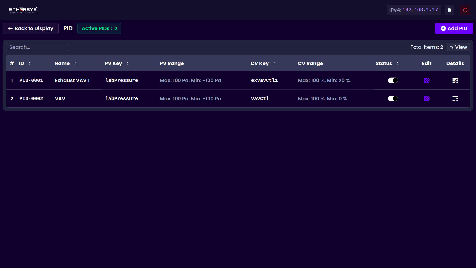 Web Management Interface 4